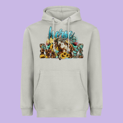 Horse Mom Mother's Day Heavyweight Hoodie Designed By Howdyjamesfarm