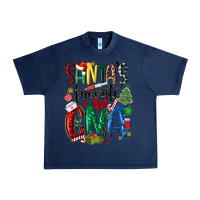 Navy santas favorite cma nurse Urban Heavy Tee - MaliasSmallBusiness