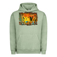 Pigment Oil Green western latina Urban Hoodie - BundleAndBundleShop