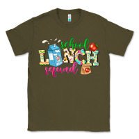 Army Green school lunch squad Classic Tee - NancyCooperArtShop