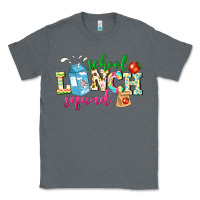 Charcoal Heather school lunch squad Classic Tee - NancyCooperArtShop