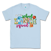 Dusty Blue school lunch squad Classic Tee - NancyCooperArtShop