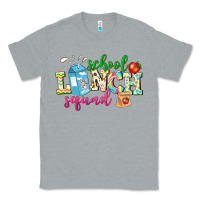 Heather Grey school lunch squad Classic Tee - NancyCooperArtShop
