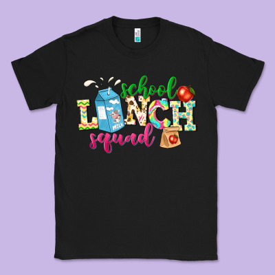 School Lunch Squad Classic Tee Designed By Nancycooperartshop