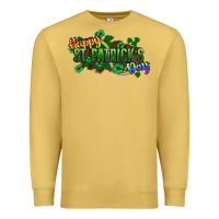 Antique Gold Happy St. Patrick's Day Premium Sweatshirt - HowdyJamesFarm