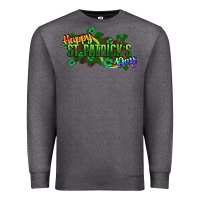 Charcoal Heather Happy St. Patrick's Day Premium Sweatshirt - HowdyJamesFarm