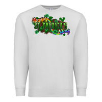 Dove Grey Happy St. Patrick's Day Premium Sweatshirt - HowdyJamesFarm