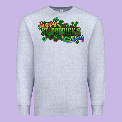 Happy St. Patrick's Day Premium Sweatshirt Designed By Howdyjamesfarm