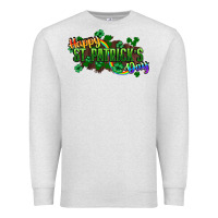 Oatmeal Heather Happy St. Patrick's Day Premium Sweatshirt - HowdyJamesFarm