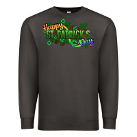 Smoke Happy St. Patrick's Day Premium Sweatshirt - HowdyJamesFarm
