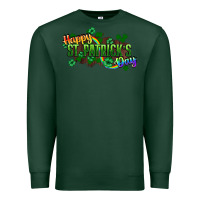 Sports Green Happy St. Patrick's Day Premium Sweatshirt - HowdyJamesFarm