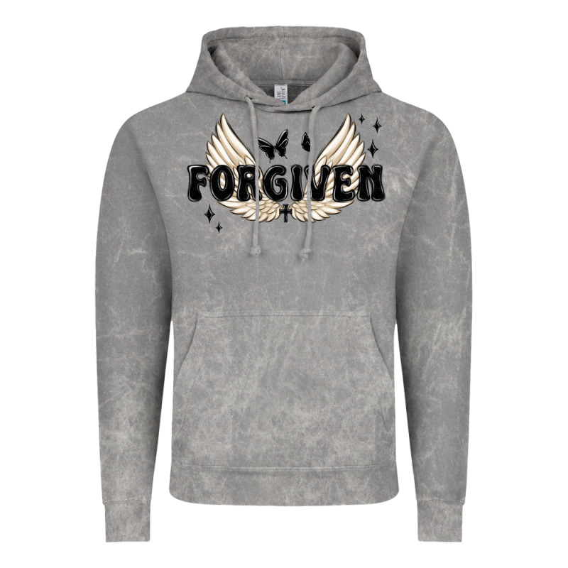 Forgiven Christian Angel Wings Vintage Hoodie by MaliasSmallBusiness | Teevron