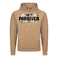 Vintage Coffee forgiven christian angel wings Vintage Hoodie - MaliasSmallBusiness