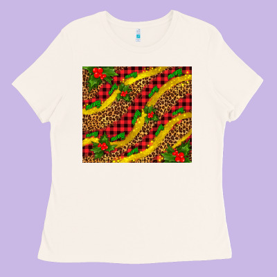 Merry With Mistletoe Ladies Tee Designed By Adodesignshop