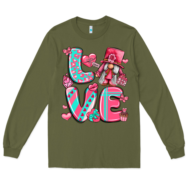 Love With Gnome Long Sleeve Tee by LillyAllenDesigns | Teevron