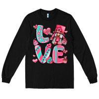 Black love with gnome Long Sleeve Tee - LillyAllenDesigns