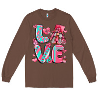 Chestnut love with gnome Long Sleeve Tee - LillyAllenDesigns