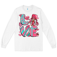 White love with gnome Long Sleeve Tee - LillyAllenDesigns