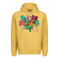 Antique Gold Scrub life Premium Hoodie - CowGirlArtShop