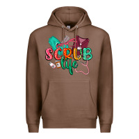 Chestnut Scrub life Premium Hoodie - CowGirlArtShop