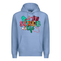 Colony Blue Scrub life Premium Hoodie - CowGirlArtShop