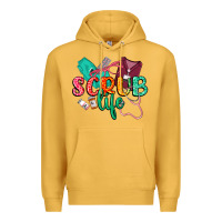 Mustard Scrub life Premium Hoodie - CowGirlArtShop