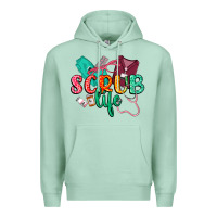 Seafoam Scrub life Premium Hoodie - CowGirlArtShop