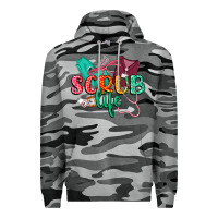 Slate Camo Scrub life Premium Hoodie - CowGirlArtShop