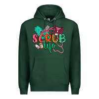 Sports Green Scrub life Premium Hoodie - CowGirlArtShop