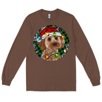 Chestnut Cockapoo Christmas Long Sleeve Tee - RanaPortraitStore