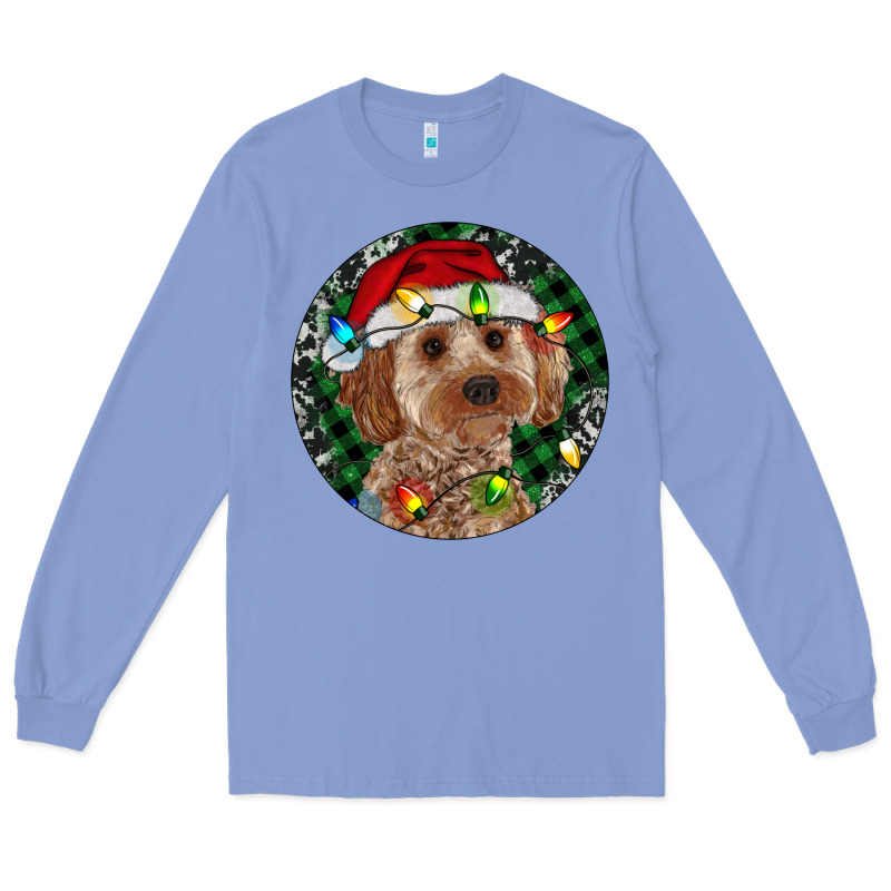 Cockapoo Christmas Long Sleeve Tee by RanaPortraitStore | Teevron