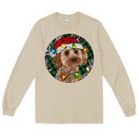 Mushroom Cockapoo Christmas Long Sleeve Tee - RanaPortraitStore