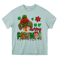 Arona merry pawmas christmas dachshund Heavy Core Tee - Jasminsmagicworld