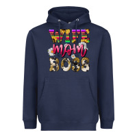 Navy Wife mom boss daisy Mother's Day Heavyweight Hoodie - HowdyJamesFarm