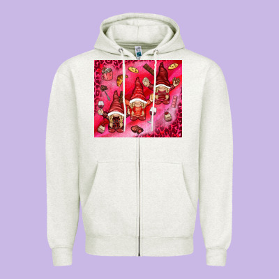 Gnomies With Food Elements Tumbler Hjf Zipper Hoodie Designed By Howdyjamesfarm