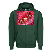 Sports Green gnomies with food elements tumbler hjf Zipper Hoodie - HowdyJamesFarm