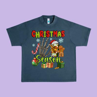 Christmas Season Urban Heavy Tee Designed By Maliassmallbusiness