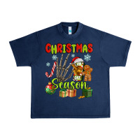 Navy christmas season Urban Heavy Tee - MaliasSmallBusiness