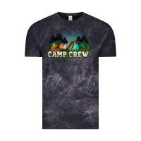 Cloud Black camp crew Vintage Tee - NancyCooperArtShop
