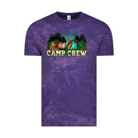 Cloud Purple camp crew Vintage Tee - NancyCooperArtShop
