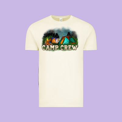 Camp Crew Vintage Tee Designed By Nancycooperartshop