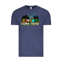 Vintage Denim camp crew Vintage Tee - NancyCooperArtShop