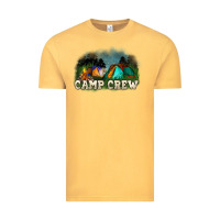 Vintage Mustard camp crew Vintage Tee - NancyCooperArtShop
