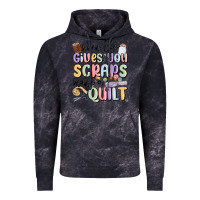 Cloud Black when life gives you scraps make a quilt Vintage Hoodie - MaliasSmallBusiness