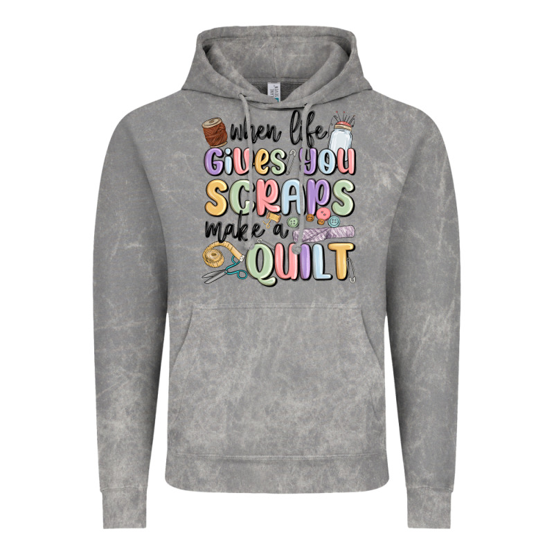 When Life Gives You Scraps Make A Quilt Vintage Hoodie by MaliasSmallBusiness | Teevron