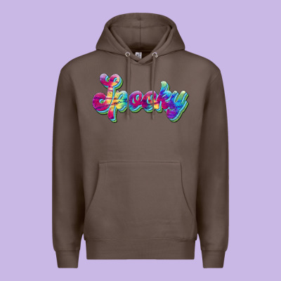 Spooky Premium Hoodie Designed By Jahusdesignshop