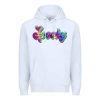 White spooky Premium Hoodie - JahusDesignShop