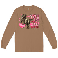 Toasted Coconut you make my heart saur Long Sleeve Tee - LillyAllenDesigns