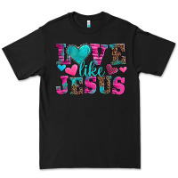 Black love like jesus valentine's day Premium Tee - AdoDesignShop