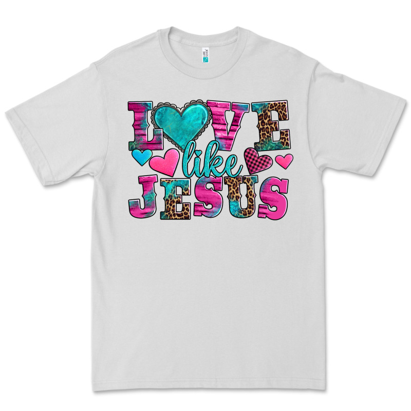 Love Like Jesus Valentine's Day Premium Tee by AdoDesignShop | Teevron